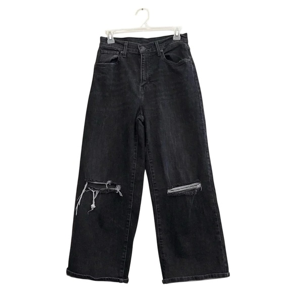 Levi’s cropped wide leg jeans size 26 classic crop pant - Picture 1 of 6
